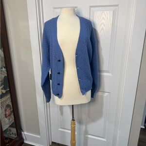 VTG NWT Pure Wool Eskimo Knitwear Women's Cardigan made in England! 🏴󠁧󠁢󠁥󠁮󠁧󠁿